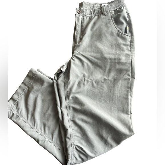 Cabela’s No Fly Zone Insect Defense Light Gray Pants Size 12 Buttoned Pockets - Picture 1 of 16